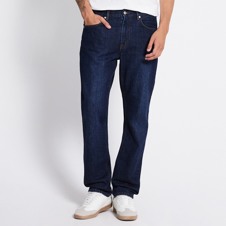 Straight jeans "New Classic" Dark Blue Worn